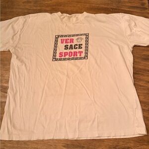 Versace Sport White T-Shirt 1980s 52/ XL